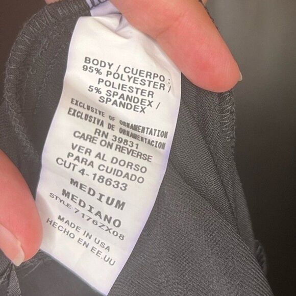 XOXO Juniors Black Sleeveless Dress Size Medium - Picture 6 of 6